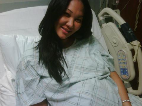 kimora lee simmons. According to Baby Phat#39;s twitter page, Kimora Lee Simmons welcomed a baby boy tonight. The model turned fashion mogul twittered through her labour with