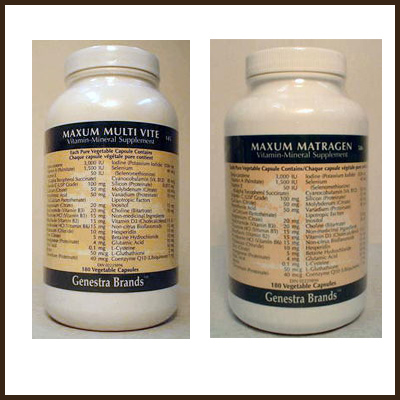 Mineral Supplements on Not To Take The Vitamin Mineral Supplements Maxum Matragen Or Maxum