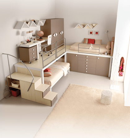 Beds Kids Room on Casa Kids Creates Modern  Practical Loft Beds