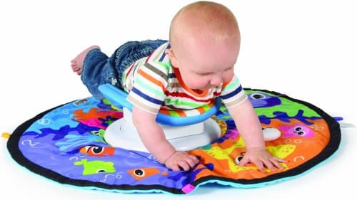 spin and explore tummy time mat
