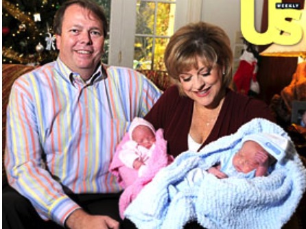 The First Photo Of Nancy Grace’s Twins in US Magazine | Growing Your Baby