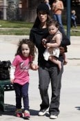 Soleil Moon Frye Enjoys A Day At The Park With Her Girls