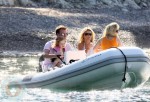 Geri Halliwell, Henry Beckwith and Bluebell in South of France