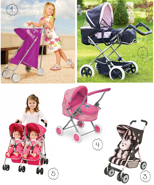 dolls and strollers