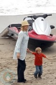 Jenna Elfman and son Story