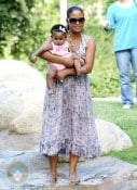 Christina Milian and daughter Violet