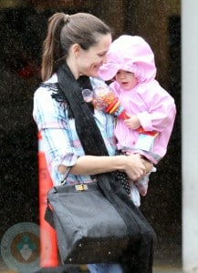 Jennifer Garner with daughter Seraphina