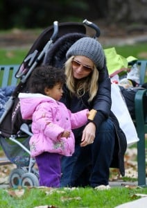 Heidi Klum with daughter Lou