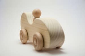 NATURAL Classic Roadster Wooden Toy