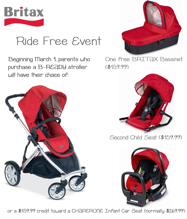 Britax Introduces 'B-READY FREE RIDE EVENT'