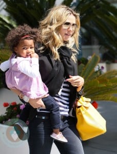 Heidi Klum with daughter Lou