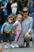 Sarah Jessica Parker with daughters Marion and Tabitha
