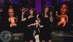 A Pregnant Maya Rudolph with Tina Fey on SNL