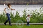 Gisele Bundchen With son Benjamin in Boston