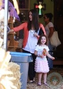 Soleil Moon Frye with daughter Jagger at Mr