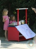 Seraphina & Violet Affleck Sells Lemonade