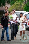 Matthew McConaughey, Camila Alves with kids Vida & Levi