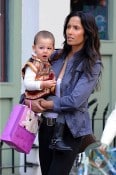 Padma Lakshmi and daughter Krishna in SoHo