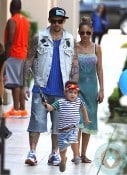 Nicole Richie, Joel Madden, Sparrow Madden @ a Birthday Party LA