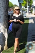 pregnant Reese Witherspoon out for a walk in LA