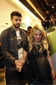 pregnant Shakira and Gerard Pique at book reading in Spain 11