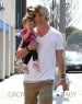 Chris Hemsworth & Family Out For Breakfast In Venice