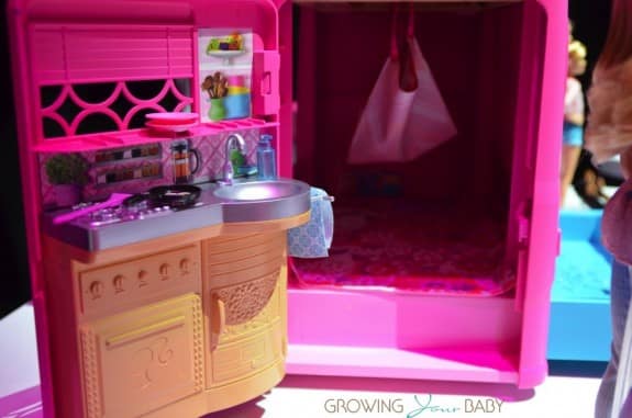 barbie pop up house