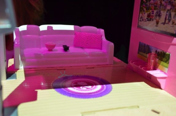 barbie pop up house