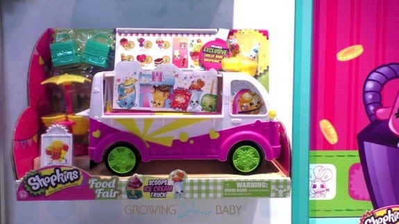 shopkins scoops ice cream truck playset