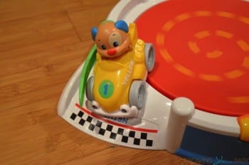 Fisher-Price Puppy's Smart Stages Speedway - the finish line