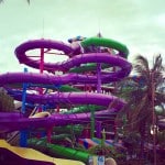 Water slide Aquaventuras Park in Puerto Vallarta