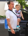 Gavin Rossdale @ the park with son Apollo