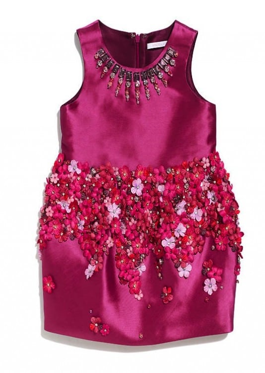 Mischka Aoika ink flower:jewel embellished dress