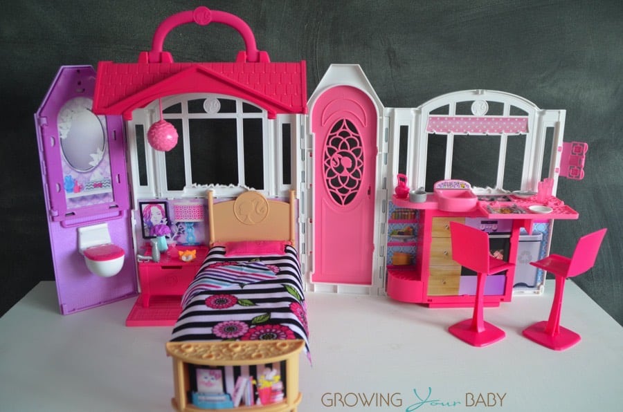 barbie glam house set