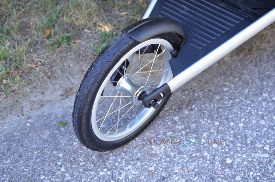 fixed wheel jogging stroller