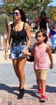 Kourtney Kardashian with son Mason Disick at the malibu cookout