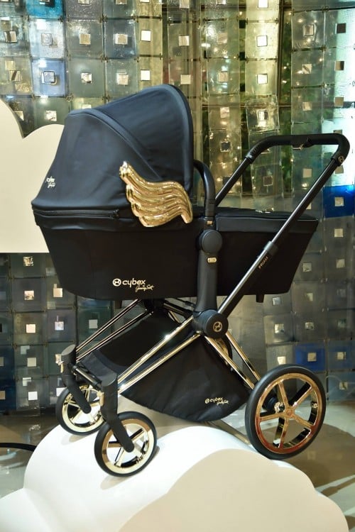 black gold stroller