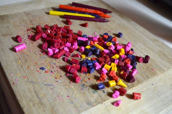 Recycled Crayon craft -