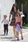 Jennifer Garner attends church with son Sam and daughter Violet on her birthday