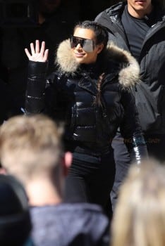 Kim Kardashian Shops in Vail Colorado