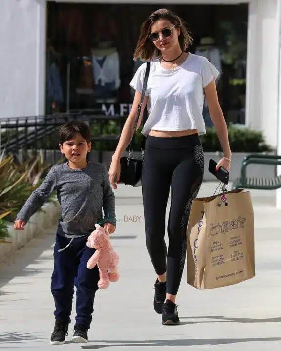 Miranda Kerr Hits The Toys Store With Son Flynn in Malibu!