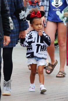 North West at Disneyland