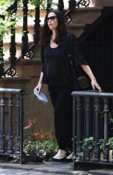 Pregnant Liv Tyler out in New York City