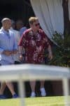 Elton John Vacations in Sardinia