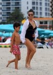 Kourtney Kardashian with son Mason Disick in Miami