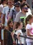 Matthew Broderick with his twins at Tibidabo Amusement Park