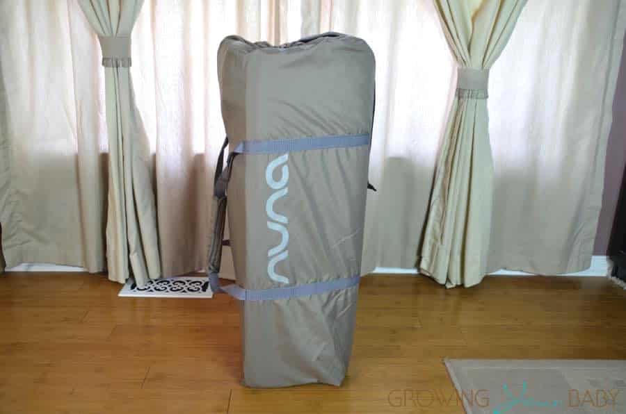 nuna sena mini travel cot mattress size