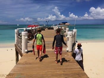 Beaches Resort Turks and Caicos - headed out to snorkel