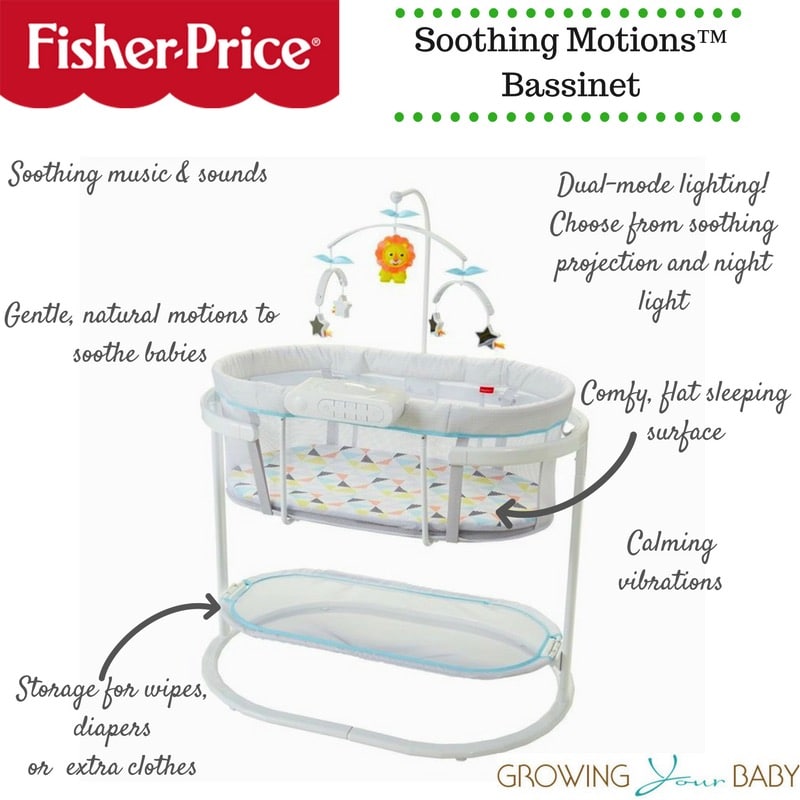 fisher price soothing motions bassinet instruction manual