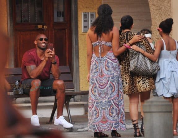 Kobe Bryant, Vanessa Bryant, Natalia Bryant, Gianna Bryant, Bianka Bryant on vacation